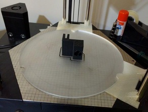 fleks 3d plate holder flux delta printing 3d print model - Mito3D
