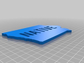 iowa nativo 3d stampa 3d print model - Mito3D