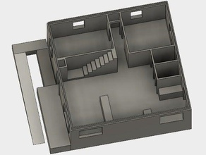 maison des bâtiments structures 3d print model - Mito3D