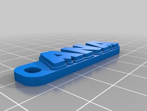 ana keychains customized 3d print model - Mito3D