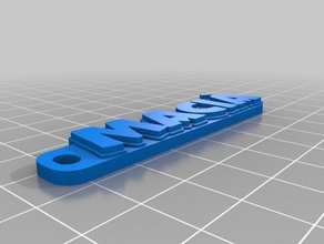 macia keychains customized 3d print model - Mito3D
