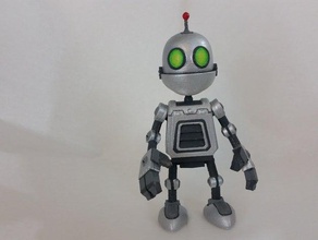 clank figure ratchet video games adorabot figurine mini miniature movie robot game 3d print model - Mito3D