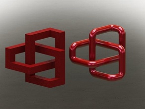 nudo de trébol esculturas 3d print model - Mito3D