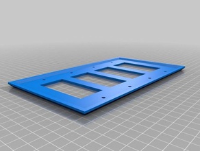 meine angepasste wally wall plate customizer bearbeitet keystone-Funktionalität Dekor 3d print model - Mito3D