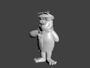 fred flinstone one piece people 3d print model - Mito3D