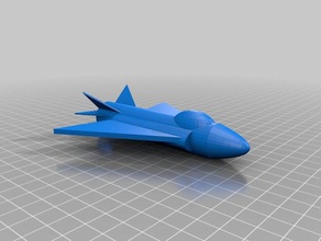 fighter jet 3d drucken 3d print model - Mito3D