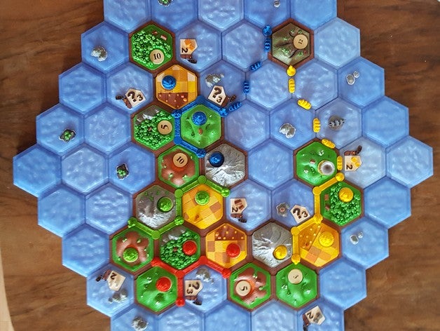 storm tides scenario settlers catan style toy game accessories boardgmae 3d fun levee lighthouse mini settlersofcatan 3D print model - Mito3D