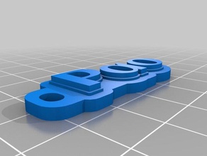 pao llaveros personalizado 3d print model - Mito3D