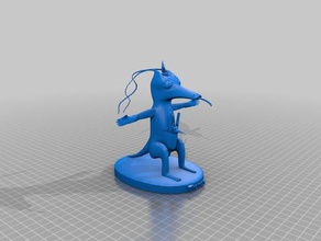 thomas les créatures fourmilier blender caractère haute école kangourou regis de l'étudiant projet étudiant 3d print model - Mito3D