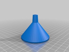 tiny flask funnel kitchen dining 3d print model - Mito3D