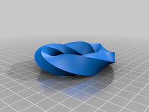 wood spiral thing math art customized 3d print model - Mito3D