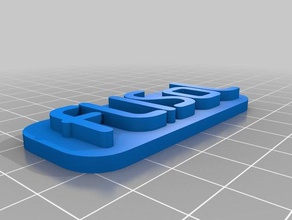 flisol chaveiro llavero llaveros brinde el software libre compartir sharebot 3d print model - Mito3D