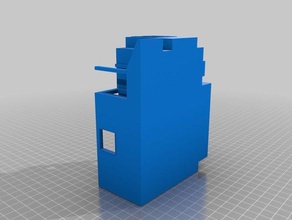 american gemütliche Projekt 4 Gebäude Strukturen 3d print model - Mito3D