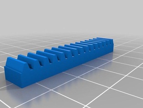 meu personalizadas de lego rack engrenagem-2 construção brinquedos 3d print model - Mito3D