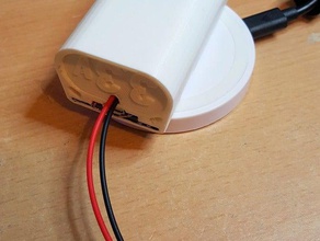 Pil Kutusu şarj kablosuz elektronik pil tutucu lipo 3d print model - Mito3D