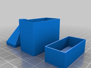 personnalisé boîte sans compartiment secret les conteneurs 3d print model - Mito3D