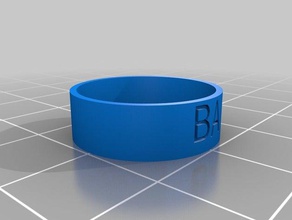 ba ring Ringe angepasst 3d print model - Mito3D