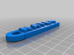 chaveiro kate comakers 3d impressão 3d print model - Mito3D