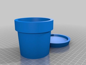mon paramétrique personnalisé pots ménage 3d print model - Mito3D