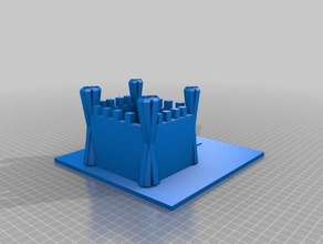 castelo 3d impressão 3d print model - Mito3D