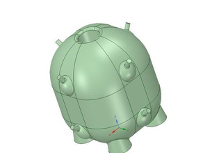 space battleship - Spielzeug Spiele 3d print model - Mito3D