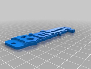 bishop keychains customized 3d print model - Mito3D