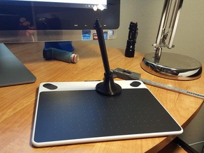wacom pen holder art holders tablet 3d print model - Mito3D