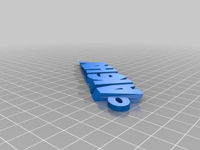 akshay2text nome keyfob portachiavi organizzazione personalizzato 3d print model - Mito3D