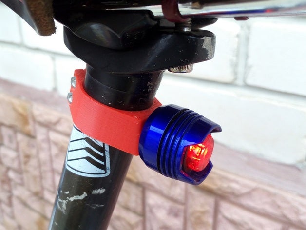 porte-lumière 316mm tige de selle vélo sport à l'extérieur 3D print model - Mito3D