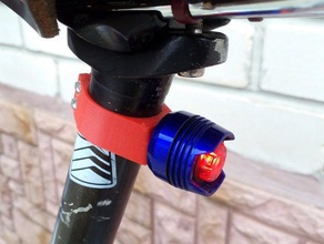 geri tutucu ışık 316mm sele bisiklet spor açık havada 3d print model - Mito3D