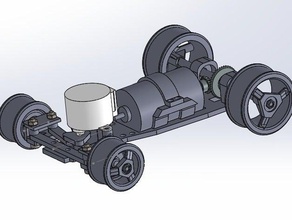 rc-car-Rahmen Fahrzeuge 3d print model - Mito3D