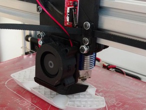 fan duct d-bot 3d printer accessories 3d print model - Mito3D