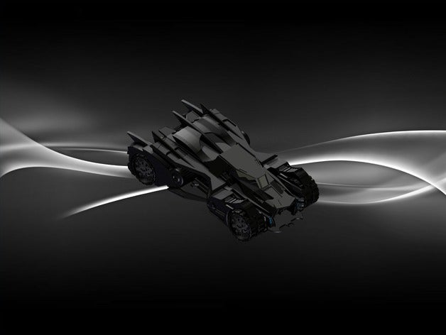arkham knight batmobile veicoli 3D print model - Mito3D
