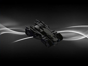 arkham knight batmobile veicoli 3d print model - Mito3D