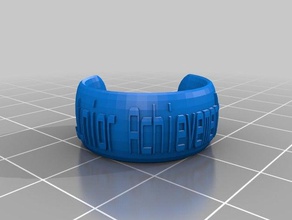 ja anillo 3 de la moda personalizado 3d print model - Mito3D