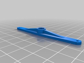 mon paramétrique personnalisé des bras de servo 3f 2f la robotique 3d print model - Mito3D
