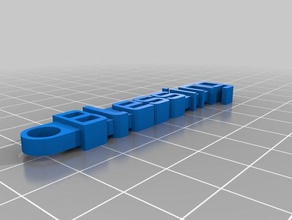 bendición organización personalizado 3d print model - Mito3D