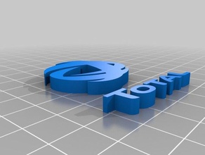 logotipo do total 3d impressão 3d print model - Mito3D