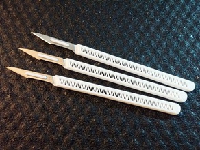 scalpel fermes de taille poignée 3 outils la lame n ° 3d print model - Mito3D