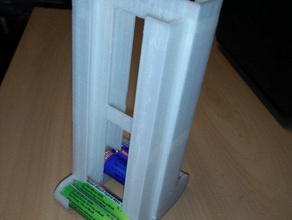 standing battery dispenser remix aa aaa containers 3d print model - Mito3D