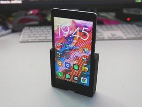 xiaomi redmi note 4g mountbracketdock mobile téléphone 3d print model - Mito3D