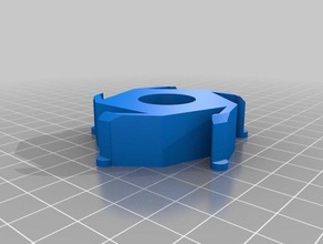 prusa i3 zonestar bobine hub adaptateur 3d de l'imprimante pièces personnalisé 3d print model - Mito3D