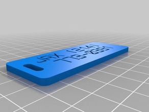 jax tag num organizzazione personalizzato 3d print model - Mito3D