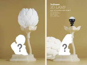il tuo stile liberty lampada arredamento la decorazione regalo casa ragazzi luce tbulb toolmoon 3d print model - Mito3D