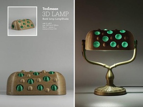 banque lampe à abat-jour décor de la décoration cadeau maison lumière tbulb toolmoon 3d print model - Mito3D