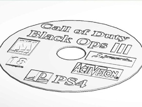 call duty black ops iii 3d drucken 3d print model - Mito3D