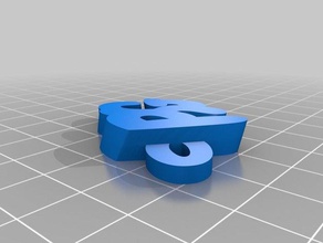 psg Schlüsselanhänger angepasst 3d print model - Mito3D