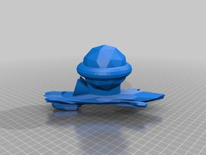 apecraft vehicles blender high school monkey regis spaceship starcraft student project suzanne 3d print model - Mito3D