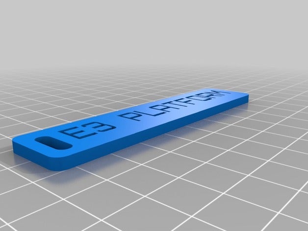 e3 platform organizasyon özelleştirilmiş 3D print model - Mito3D