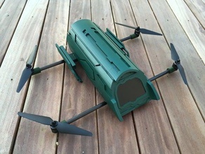 stargate jumper quadcopter rc vehicles 3d print model - Mito3D